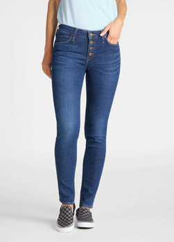 LEE SKINNY DAMSKIE SPODNIE JEANSOWE L31YRONR 112107324