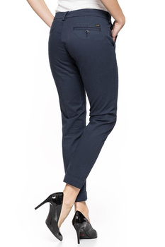 SPODNIE LEE DAMSKIE CHINO FRENCH NAVY L310GK84