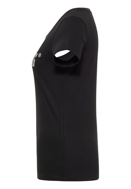 MUSTANG Alina C Tee Logo Damski T-shirt Koszulka Black 1013222 4142