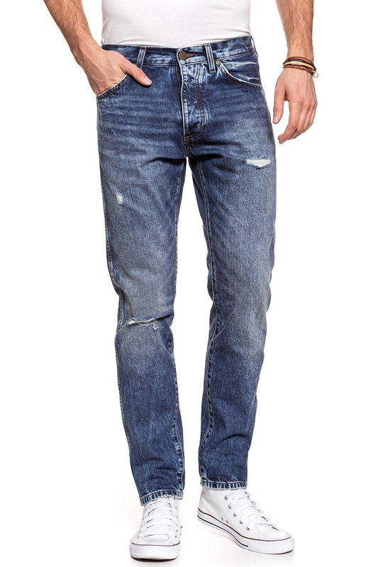 SPODNIE MĘSKIE WRANGLER SLIDER ONCE UPON A BLU W18RGW195 112127370