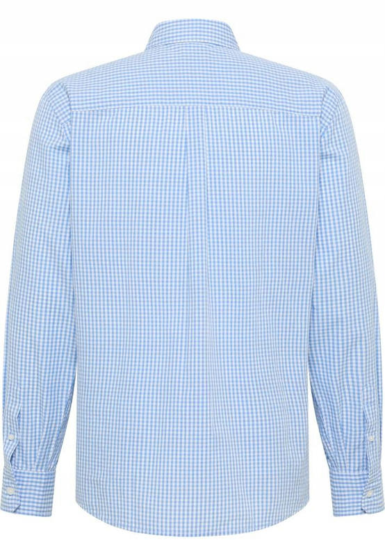 Męska Koszula Mustang Style Chester Gingham Check Light Blue 1016947 12795