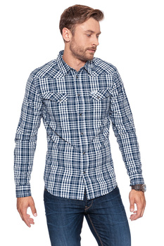 WRANGLER L/S HERITAGE WESTERN NEW INDIGO W57168RRQ