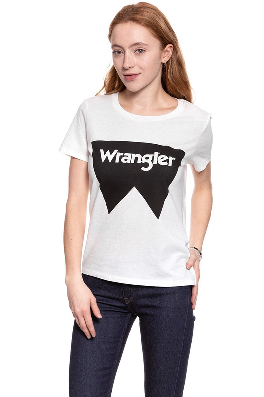 WRANGLER T SHIRT DAMSKI FESTIVAL TEE OFFWHITE W7016EV02 112130889