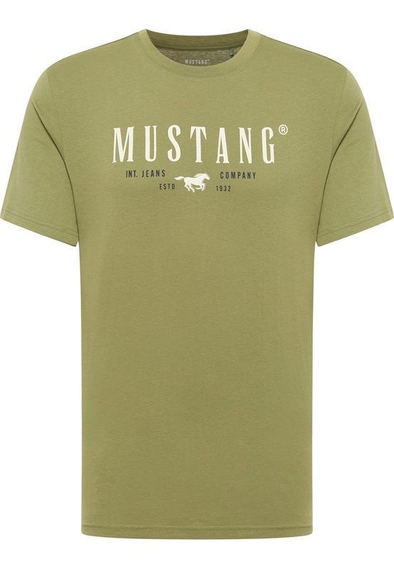 Męski T-Shirt Mustang Style Austin Loden Green 1015829 6353