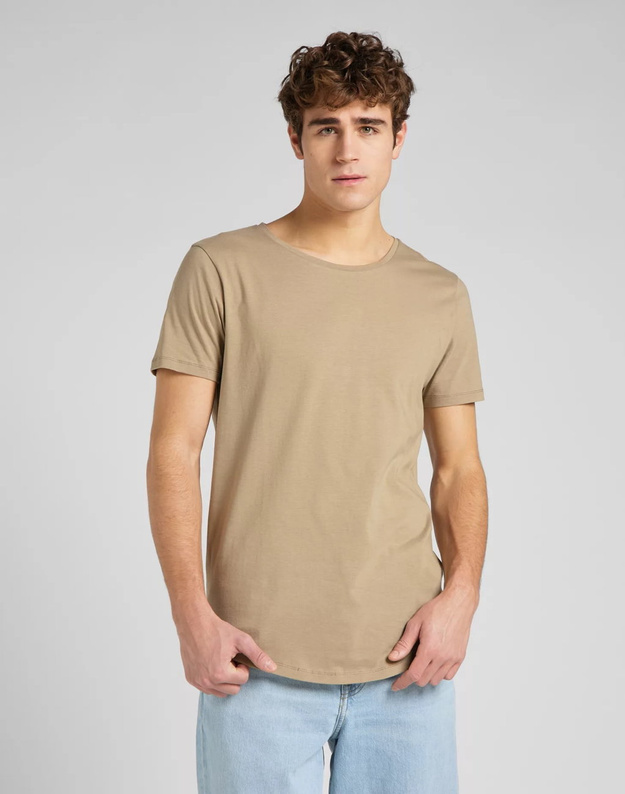LEE SHAPED TEE MĘSKI T-SHIRT KOSZULKA CLAY L62JEP56 112145318