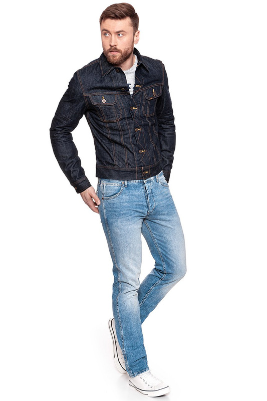 KURTKA JEANSOWA LEE RIDER JACKET SLIM BLUE DENIM L888ATPY