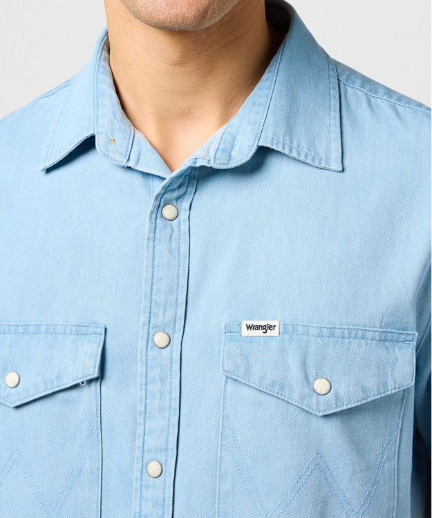 MESKA KOSZULAWRANGLE WRANGLER SS WESTERN SHIRT SUPERFADE 112362749