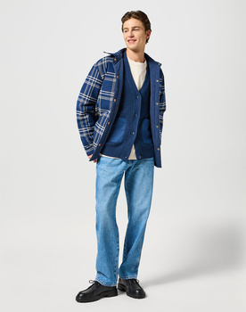 WRANGLER MĘSKI SWETER CARDIGAN BLUE 112357288 W8F5017358