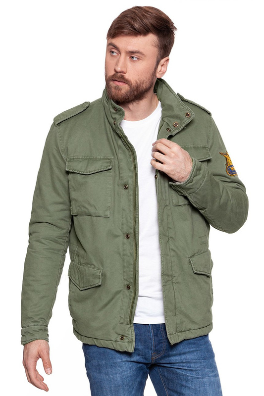 WRANGLER FIELD JACKET DUSTY OLIVE W4730VR45 112129027