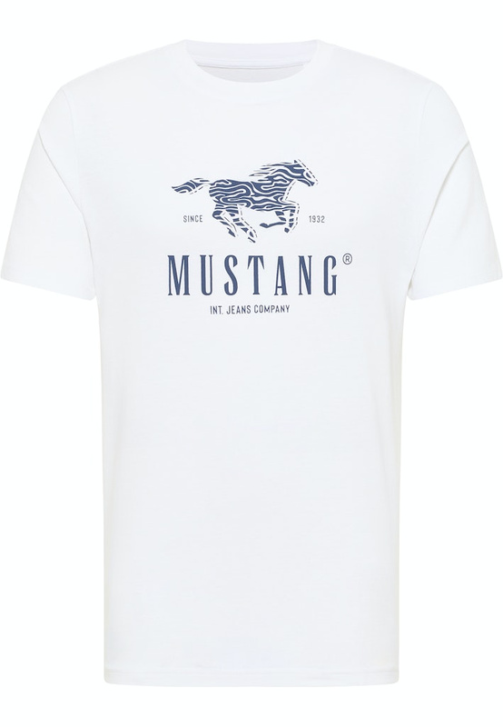Męski T-Shirt Mustang Style Austin Bright White 1015069 2007