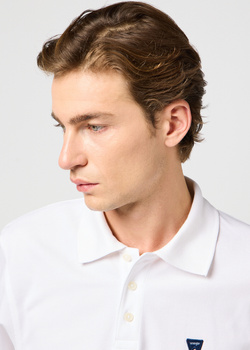MESKA KOSZULKA POLO WRANGLER POLO SHIRT BRIGHT WHITE 112362386