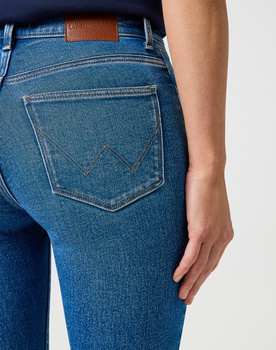 DAMSKIE SPODNIE WRANGLER HIGH SKINNY URBAN HAZE 112362302