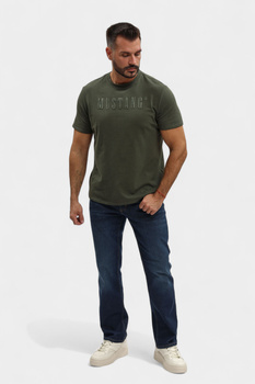 Męskie Spodnie Jeansowe Mustang Style Tramper Straight Denim Blue 1017231 5000 803