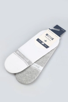 2 pack Męskie Skarpety MUSTANG white mix MU34009 – 1001
