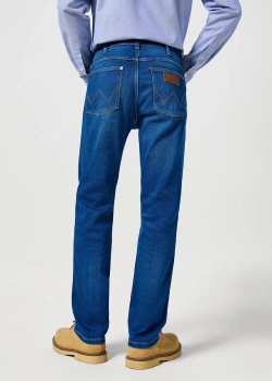 WRANGLER MĘSKIE SPODNIE JEANSOWE WRANGLER GREENSBORO BLUE JAM 112357412