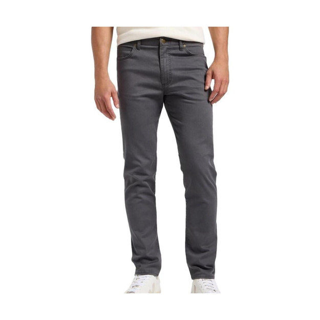MESKIE SPODNIE MATERIALOWE LEE SLIM FIT MVP STATIC GRAY 112363980