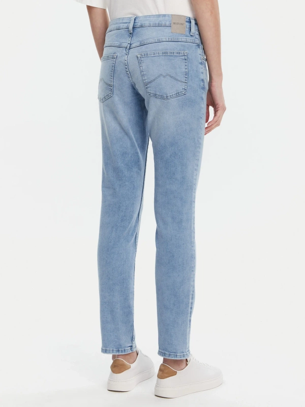 Damskie Spodnie Jeansowe Mustang Style Rebecca Slim Denim Blue 1016620 5000 302