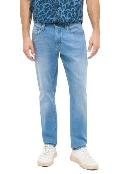 Męskie Spodnie Jeansowe Mustang Style Oregon Slim Denim Blue 1016316 5000 303