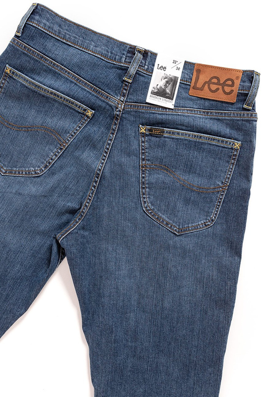 JEANSY MĘSKIE LEE BROOKLYN STRAIGHT MID WASHED L452JJSI 112110148