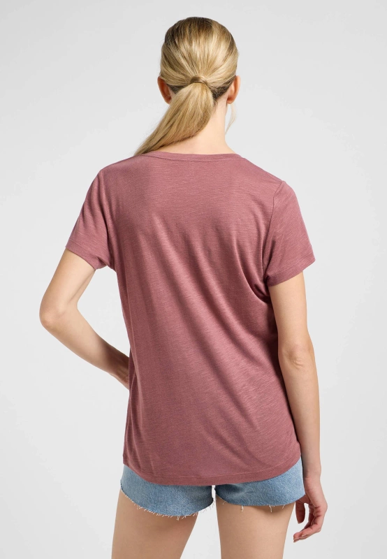 DAMSKA KOSZULKA LEE V NECK TEE HENNA 112363617