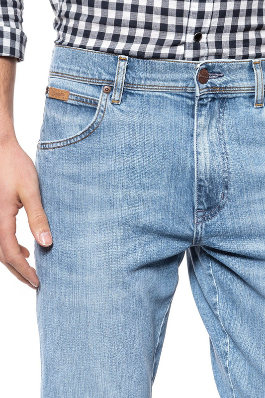WRANGLER SPODNIE MĘSKIE TEXAS SLIM BLUEGENICS W12SP1136 112126512