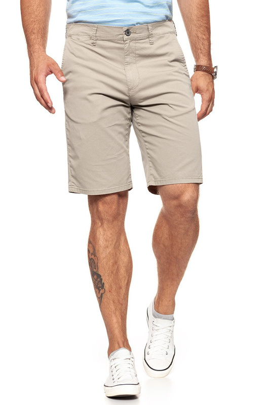 SPODENKI MĘSKIE WRANGLER CHINO SHORT CAMEL W14AKM175 112126559