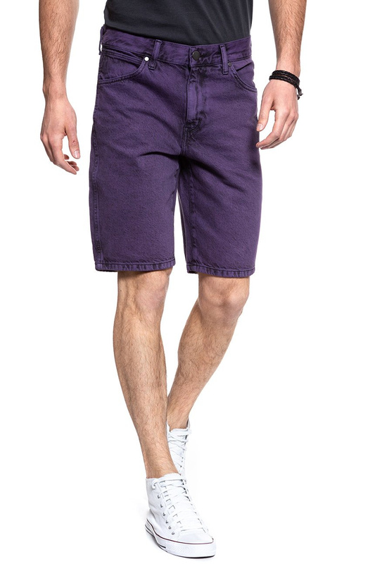 SPODENKI MĘSKIE WRANGLER DENIM SHORT PURPLE POP W14CRJ202 112126625