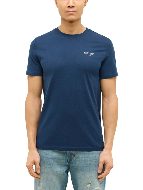 Męski T-Shirt Mustang Style Austin Dress Blues 1016481 5334