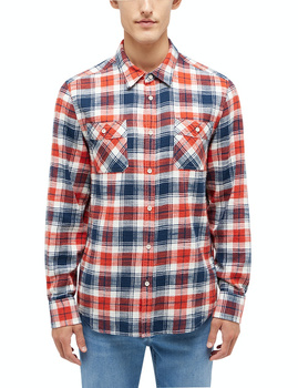 Męska Koszula Mustang Style Eastbridge Multicheck Red 1014768 12551