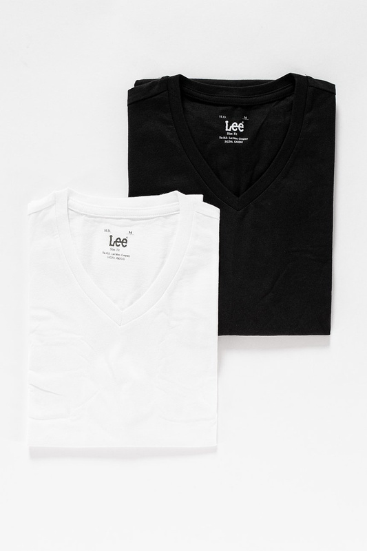 LEE T SHIRT TWINPACK V-NECK SS 2 PACK MIX L62EBCKW