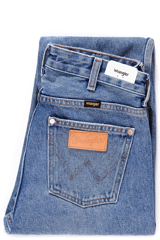 WRANGLER RETRO CROP STRAIGHT KABEL BLUE W27YER19K 112128213