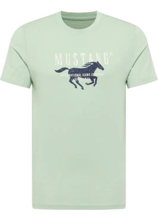 Męski T-Shirt Mustang Style Austin Frosty Green 1016484 6180