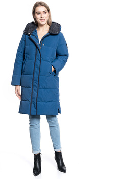KURTKA DAMSKA LEE LONG PUFFER OIL BLUE L56WVDMO 112113147
