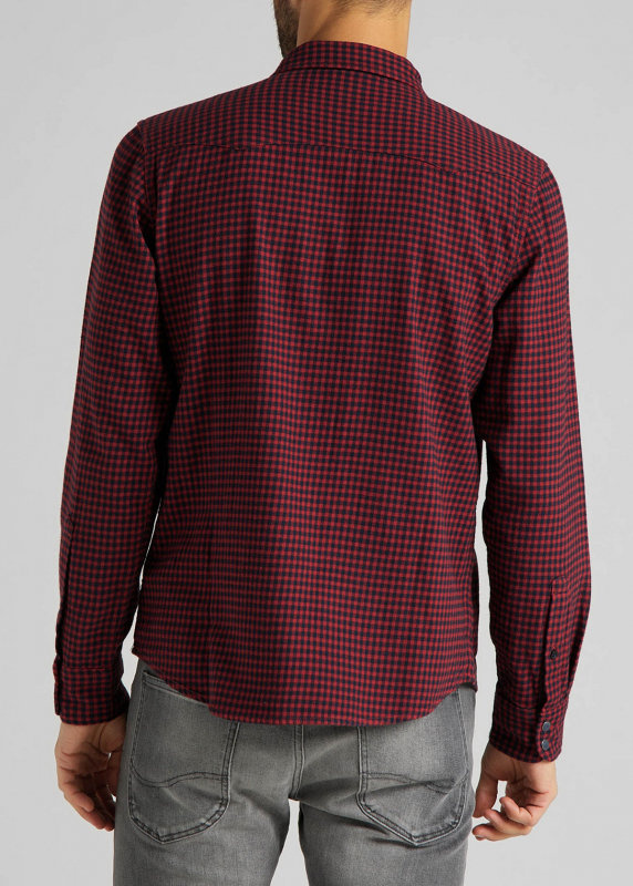 LEE LEE RIDER SHIRT MĘSKA KOSZULA RED OCHRE L851RPOE 112122532