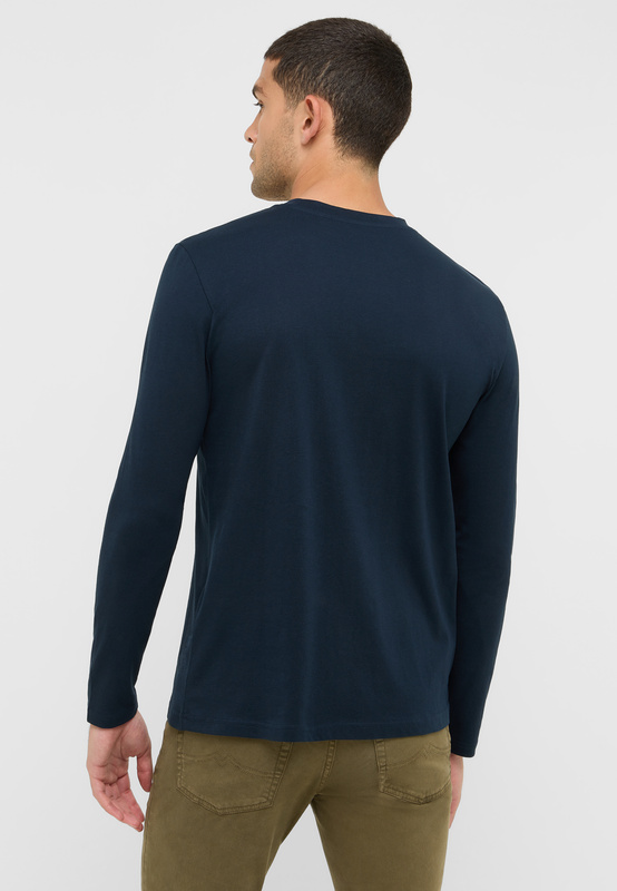 Męski Longsleeve Mustang Style Asheville Dark Sapphire 1016873 4136