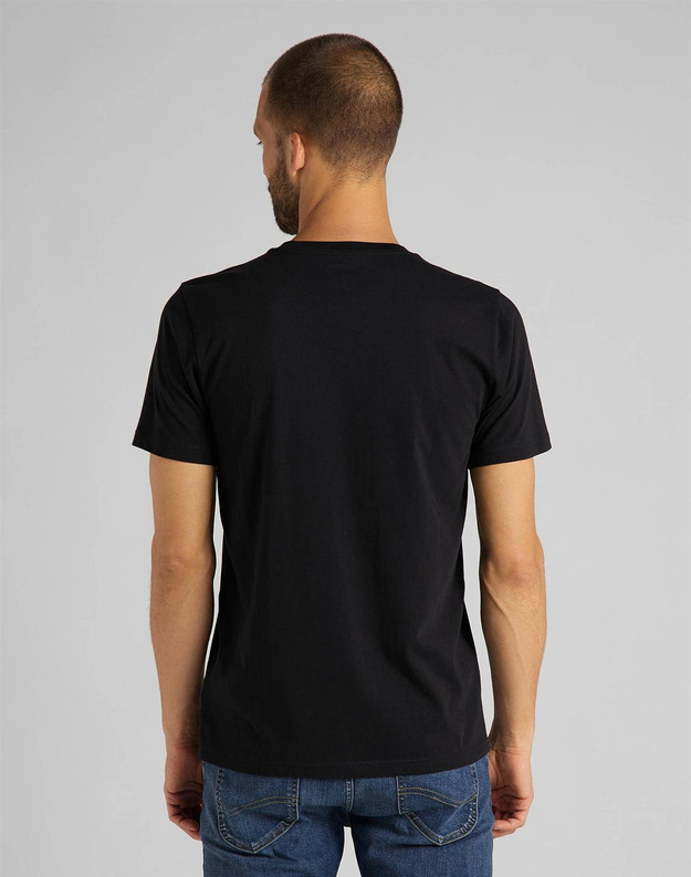 LEE SS 70S LOGO TEE MĘSKI T-SHIRT BLACK L62NFQ01 112114722