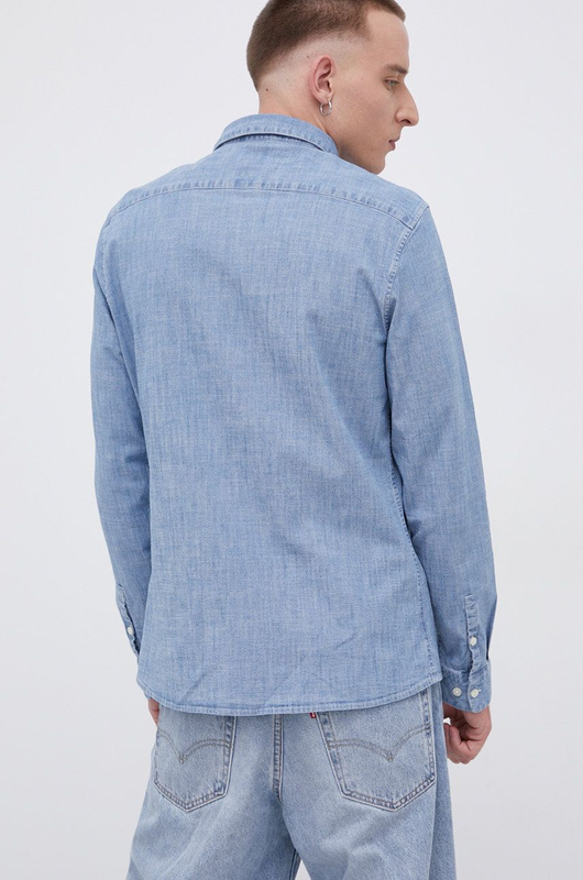 LEE SLIM BUTTON DOWN SKYWAY BLUE L66XJDQL 112142498