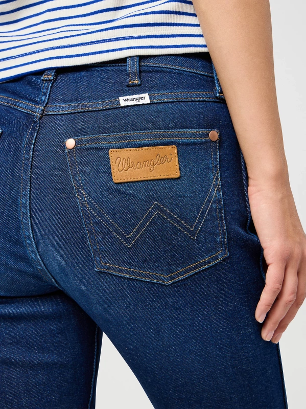 WRANGLER DAMSKIE SPODNIE JEANSOWE WRANGLER SIENNA WEATHERED RINSE 112362642