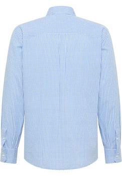 Męska Koszula Mustang Style Chester Gingham Check Light Blue 1016947 12795