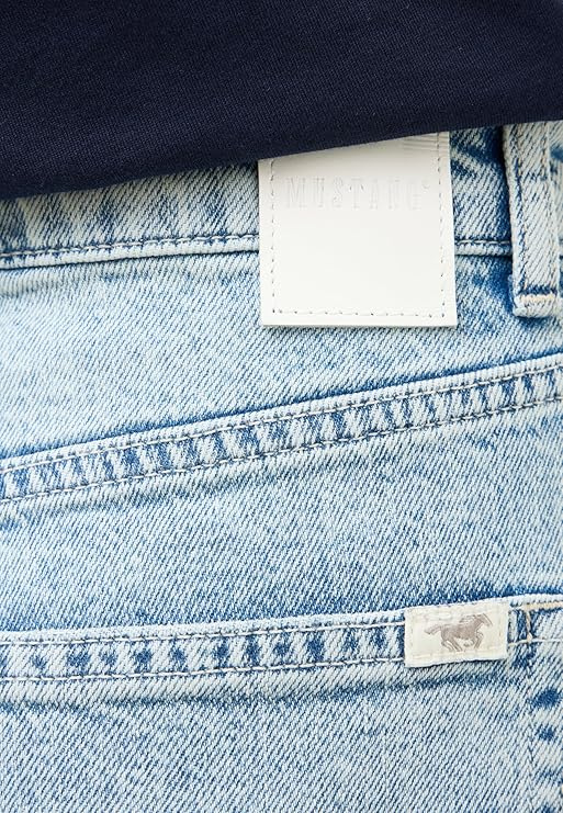 Damskie Spodnie jeansowe Mustang Style Brooks Straight Denim Blue 1016550 5000 315