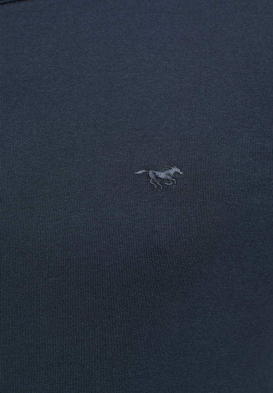 MUSTANG Style Anton B Basic MĘSKA KOSZULKA Z DŁUGIM RĘKAWEM Outer Space 1013533 5330