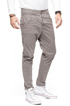 TOM TAILOR ANTI FIT STRETCH TWILL PANTS GREY