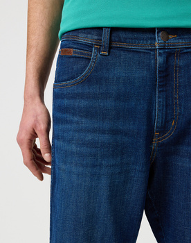 WRANGLER MĘSKIE SPODENKI JEANSOWE WRANGLER TEXAS SHORTS VINTAGE STORM 112362313