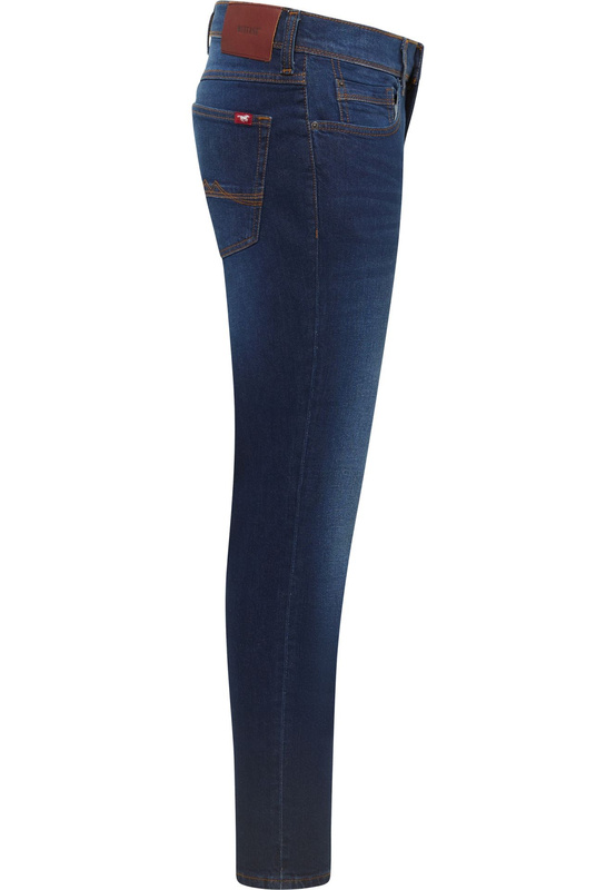 Męskie Spodnie jeansowe Mustang Style Washington Straight Denim Blue 1017439 5000 802