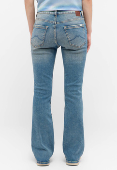 Damskie Spodnie Jeansowe Mustang Style Shelby Slim Boot Denim Blue 1016202 5000 421