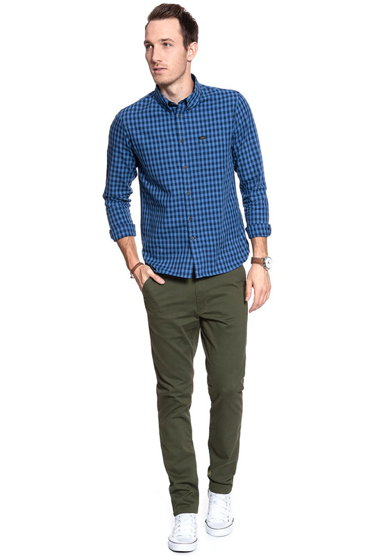 WRANGLER SPODNIE MĘSKIE CHINO IVY GREEN W16LA1XIX 112127302