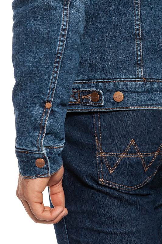 WRANGLER SHERPA JACKET BLUE NOTE W443XG96H