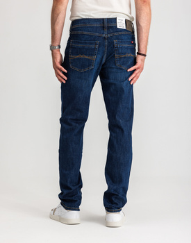 Męskie Spodnie Jeansowe Mustang Style Washington Straight Denim Blue 1017119 5000 882
