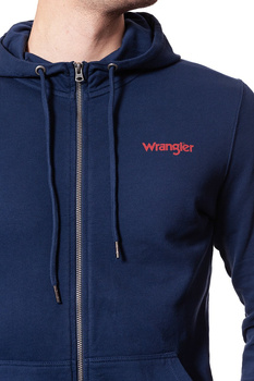 WRANGLER ZIP HOODIE NAVY W6535HY35 112130531