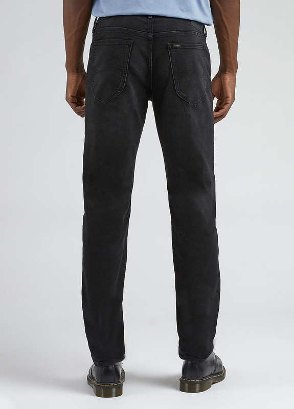 LEE DAREN ZIP FLY MĘSKIE SPODNIE JEANSOWE JEANSY PITCH BLACK L707ADEV 112322220